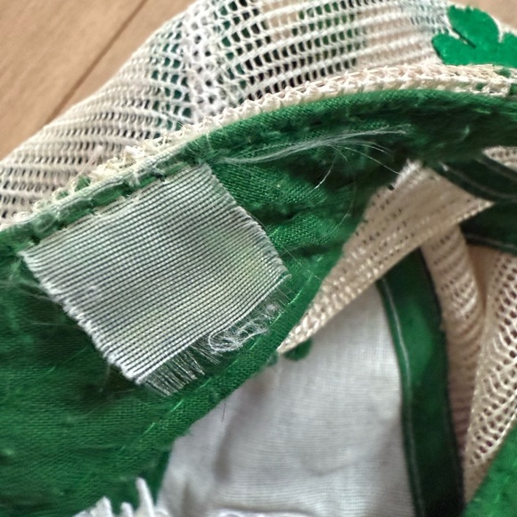 …sold…Budweiser Lime Green Cap with White Embroidery - Picture 5 of 5